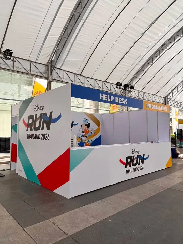 บูธ Help Desk งาน Disney RUN Thailand 2026