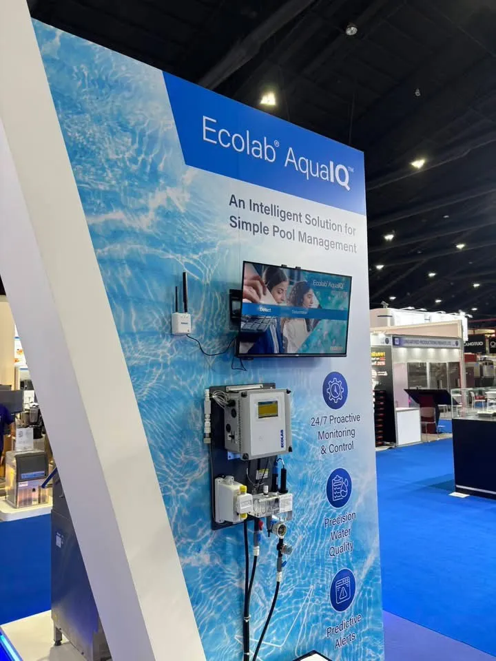 บอร์ด Ecolab AquaIQ ระบบจัดการสระว่ายน้ำอัจฉริยะ