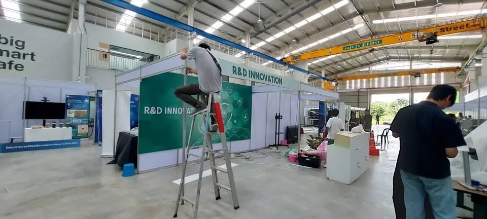 โซน R&D Innovation ในงานเดียวกับบูธ British Council ISPF