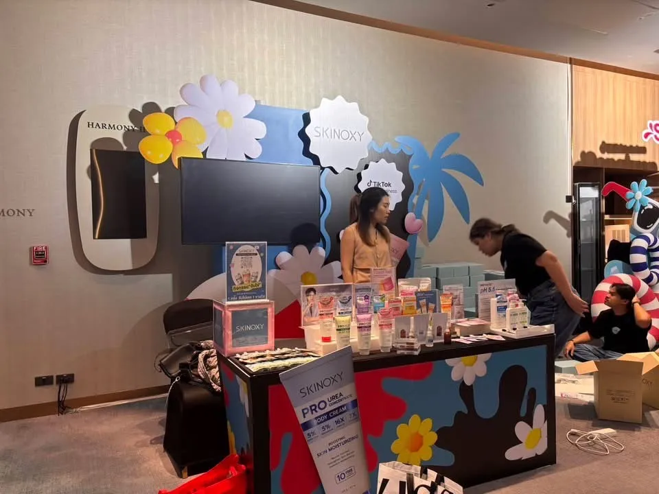 บูธพันธมิตรแบรนด์ Nakpun และ IGISAWS งาน TikTok Shop