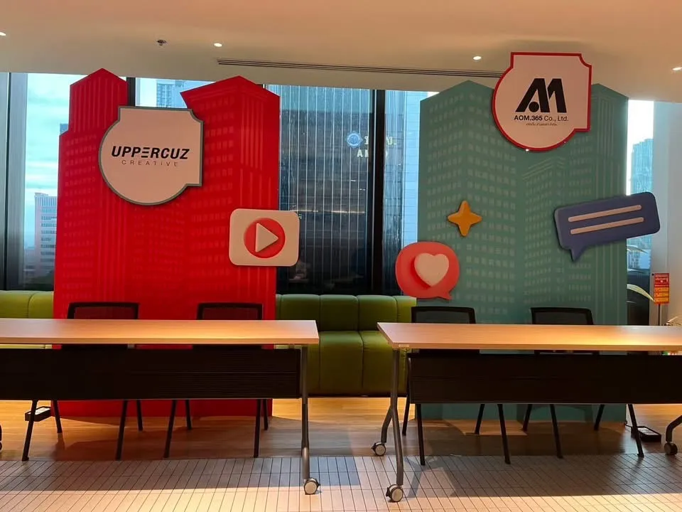 โซนพันธมิตร Uppercuz Creative และ AOM.365 งาน TikTok Agency Partner Summit 2026